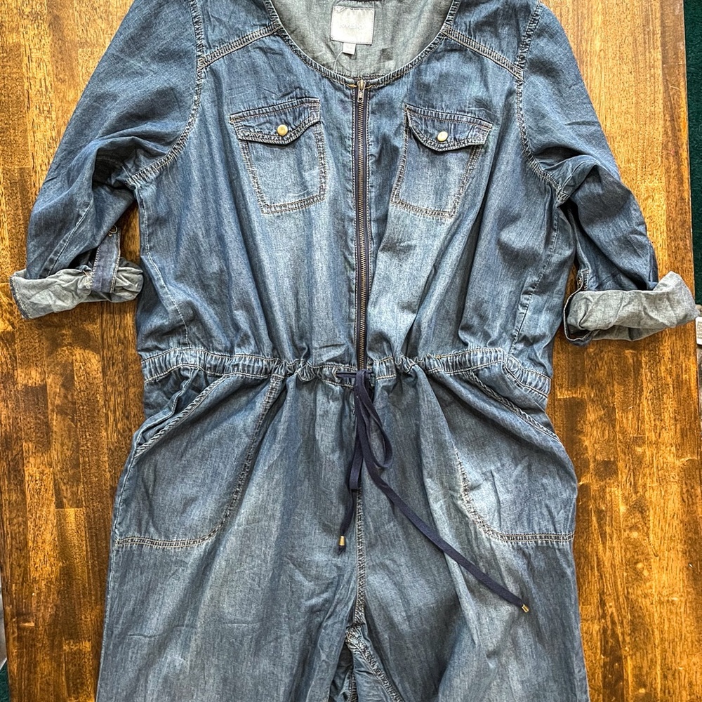 Lovesick Plus Size Denim Jumpsuit
